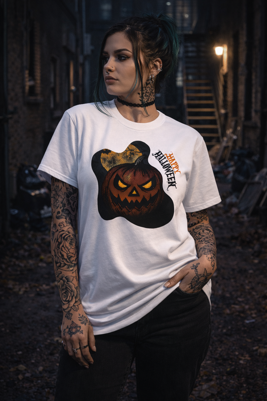 Halloween Pumpkin T-Shirts – Limited Retro Horror Edition | FreshFox Design