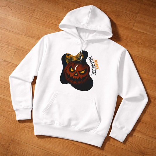 Halloween Pumpkin Hoodie – Limited Retro Horror Edition | FreshFox Design